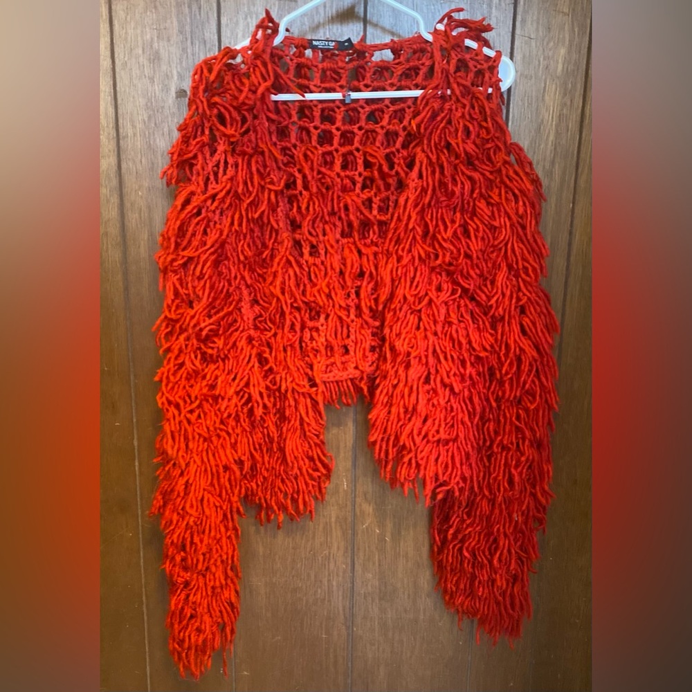 Nasty Gal Fiery Red Knit Piece